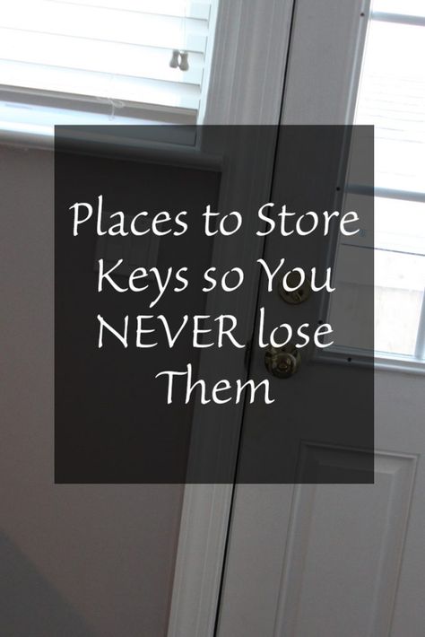 Places to Store Keys so you NEVER lose them Organize Ideas, Lost Keys, Key Organizer, Get Organized, Getting Organized, You Never, At Home, Home Decor Decals, Lost