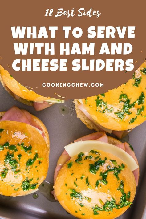 Ever wondered what to serve with ham and cheese sliders? Here are some best sides for this classic sandwich, from the Classic Potato Salad to Antipasto Salad. Christmas Ham And Cheese Sliders, Side For Sliders, Side Dish With Sliders, Side Dishes For Sliders Dinners, Sides For Ham And Cheese Sliders, Sides For Sliders Dinners, Side Dish For Sliders, Slider Side Dishes, Sides For Sandwiches Ideas Parties