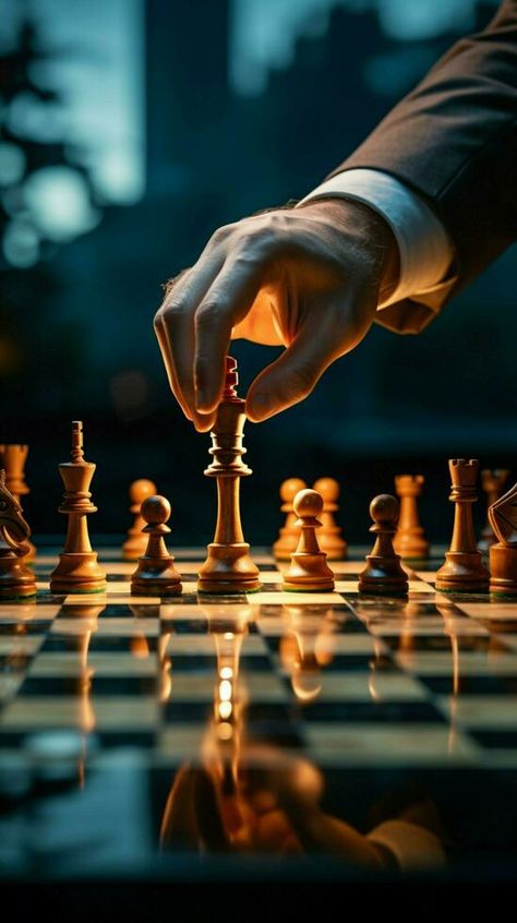 A skilled hand deftly slides a chess piece marked Chess across Vertical Mobile Wallpaper AI Generated Chess Wallpaper, Game Logo Design, Wedding People, Tree Saw, Cityscape Photos, Thessaloniki, Nature Backgrounds, Heart With Arrow, Chess Pieces