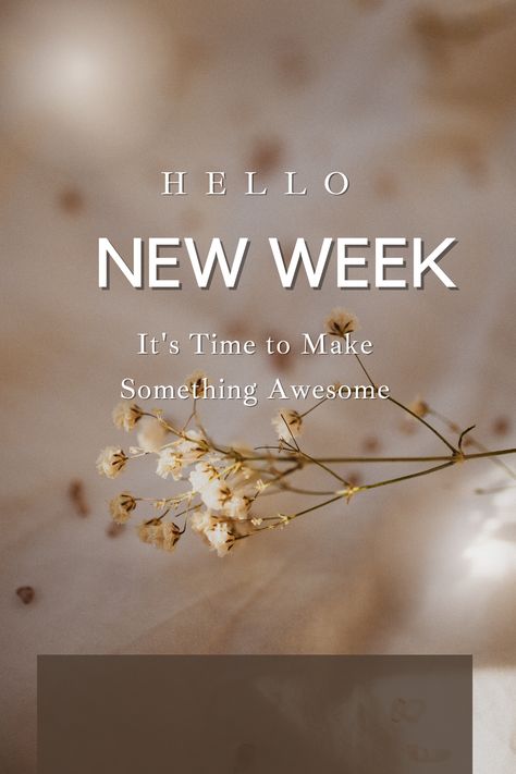 New Week New Goals, Monday (quotes), Happy Week, Hello Monday, Yoga At Home, Work Inspiration, Yoga For Kids, Daily Motivational Quotes, New Week