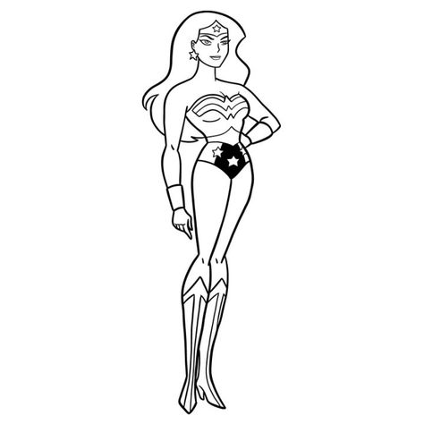 Wonder Woman Coloring Pages, Draw Wonder Woman, Woman Coloring Pages, First Wonder Woman, Wonder Woman Drawing, Phoenix Drawing, Step By Step Sketches, Fnaf Coloring Pages, Old Comic Books