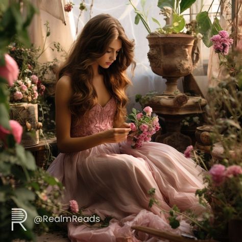 Elaine Archeron, Heiress Aesthetic, Acotar Characters, Romantasy Book, Elain Archeron, Acotar Fanart, Roses Book, Feyre And Rhysand, Acotar Series