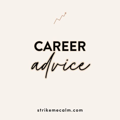 career advice Career Goals Examples, Career Manifestation, Career Advice Quotes, Career Coaching Tools, Change Career, Choose A Career, Career Plan, Career Affirmations, Job Change