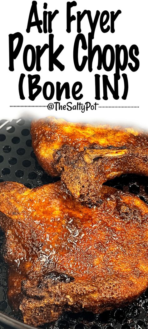 Ninja Foodi Pork Chops Bone In, Pork Chops In Air Fryer Recipe, Pork Chops In Airfryer, Center Lion Pork Chops Air Fryer, Healthy Pork Chop Recipes Air Fryer, Crispy Air Fryer Pork Chops Bone In, Easy Pork Chop Recipes Bone In, Best Damn Air Fryer Pork Chops, Pork Chop Air Fryer Recipes Bone In