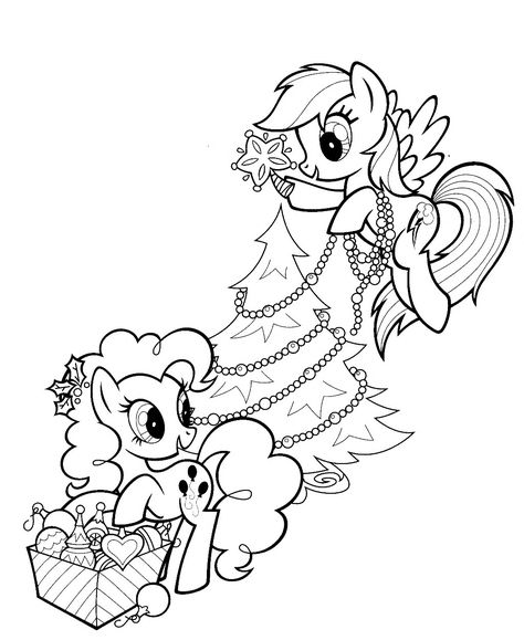 MLP Christmas coloring page || NOT MINE My Little Pony Christmas, Elsa Coloring, Christmas Colouring Pages, Coloring Pages Inspirational, Unicorn Pictures, Easy Coloring Pages, Pony Drawing, Christmas Coloring, Beautiful Cover