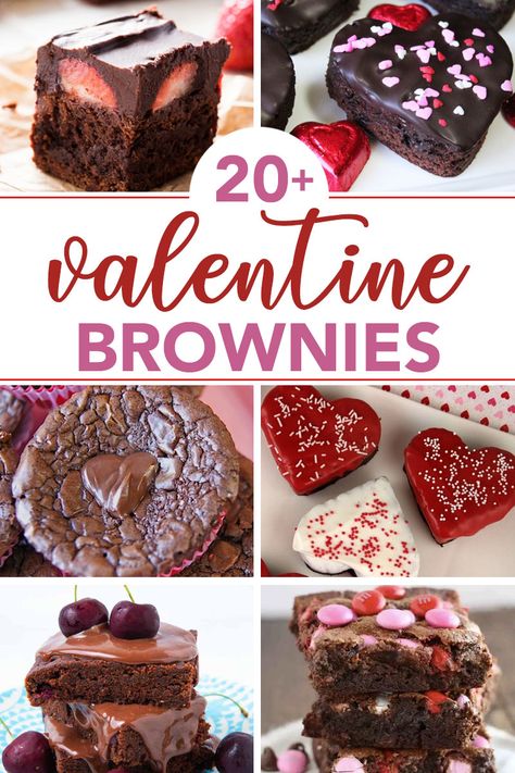 Valentine Heart Brownies, Brownie Decorating Ideas Valentines Day, Valentines Day Brownies Ideas, Valentines Brownies Ideas, Valentine’s Day Brownies, Valentine's Brownies, Valentines Day Brownies, Valentines Brownies, Valentine Foods