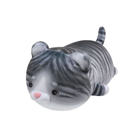 Fortuning's Jds Fat Cat Plush,13.7” Cat Stuffed Animals,Soft Cat Pillow,Kawaii Stuffed Animal Pillow,Kids Sleeping Kawaii Pillow,Gray Description Features: * Fabric Material: Cat Plush Pillow With Down Cotton Is Filled With Fullness, Has No Peculiar Smell, Is Not Afraid Of Being Squeezed, Is Not Easily Deformed, And Is Extremely Soft. Soft Short Plush, Colorfast, Washable. A Good Choice For Leisure Time And Office Time. * Color And Size: The Cat Pillow Plush Has Brown And Gray, And Each Color Ha Stuffed Animal Pillow, Kawaii Pillow, Black Cat Plush, Office Time, Soft Cat, Winnie The Pooh Plush, Stuffed Animal Cat, Dinosaur Plush, Puppy Paws