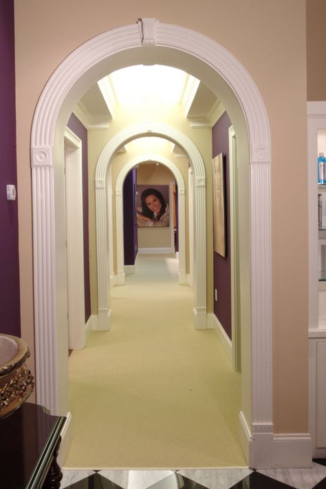 Flexible Molding For Arches, Bathroom Molding, Arch Doorways, Archway Molding, Arch Moulding, Yoga Details, Archways In Homes, Arch Molding, Flexible Molding