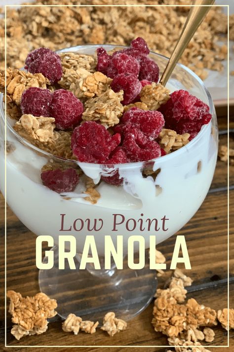 Teen Snacks, Low Calorie Granola, Healthier Breakfast, Whipped Peanut Butter, Pound Dropper, Raspberry Oatmeal, Keto Granola, Baking Powder Uses, Ww Freestyle