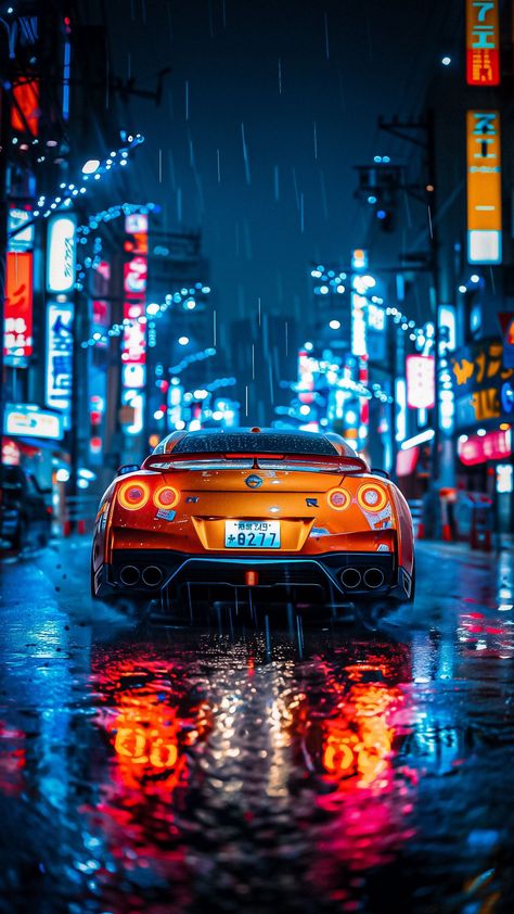 free wallpapers 4K nissan, car, puddle, rain, art for mobile and desktop Bmw Iphone Wallpaper, Red Audi, Black Architecture, Nissan Car, Wallpaper Car, R35 Gtr, Rain Art, Free Iphone Wallpaper, Nissan Gtr