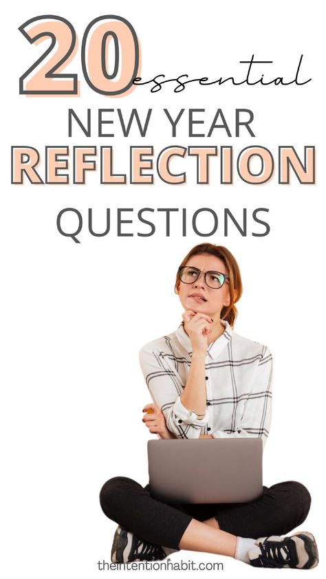 As the calendar turns and we stand on the brink of a new year, it’s tempting to dive headfirst into New Year's resolutions. Yet, how often do those resolutions fade before February? Instead of rushing into the next year, consider pausing for an end-of-year reflection instead. To help get you started, I have put together a set of end-of-year reflection questions and an actional guide on how you can reflect on the year to prepare for the new year. New Year’s Eve Reflection Questions, Year End Reflection Questions, New Years Reflection Questions, Reflections For Meetings, New Year Reflection Questions, End Of Year Reflection Questions, Year Reflection Questions, New Year Reflection, End Of Year Reflection
