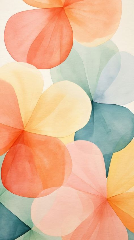 Flowers Pattern Illustration, Aesthetic Design Patterns, Phone Wallpaper Flowers, Pretty Wallpapers For Iphone, Abstract Wallpaper Iphone, Abstract Painting Pattern, Flower Abstract Painting, Orange Aesthetic Wallpaper, Cute Texture