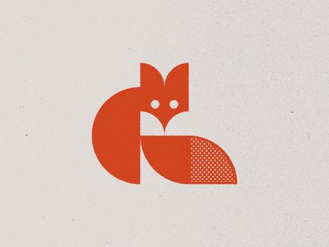 Fox Logo Design, Craft Label, Minimalist Icons, Fox Logo, Fox Illustration, Logo Design Ideas, Animal Icon, Animal Graphic, Geometric Logo