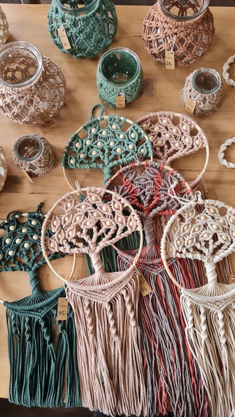 Macrame Design, Macrame Patterns, Beaded Jewelry Diy, Dream Catcher, Diy Jewelry, Crochet Earrings, Macrame, Beaded Jewelry, Projects To Try