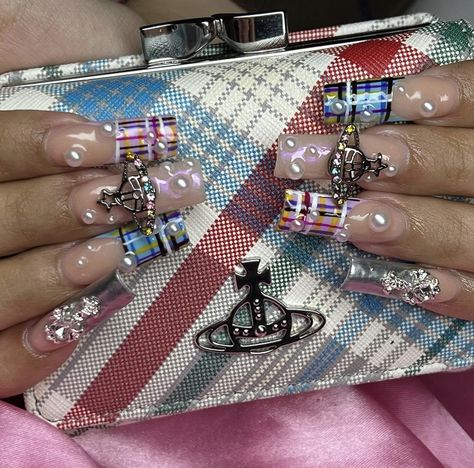 Vivienne Westwood Nails, Westwood Nails, Vivienne Westwood, Nail Inspo, Nails