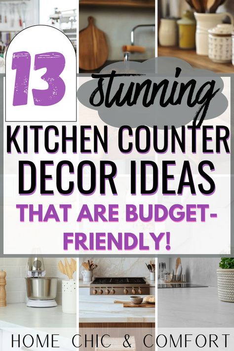 kitchen decor ideas, kitchen decorating ideas, kitchen counter decor, Over Sink Shelf Decor, Elegant Kitchen Island Decor, Small Countertop Decor Ideas, How To Decorate Top Of Cabinets Kitchens, Small Counter Organization, Hanging Mugs In Kitchen, Decoration Ideas For Kitchen Island, Kitchen Island Accessories Ideas, Kitchen Shelf Decoration Ideas