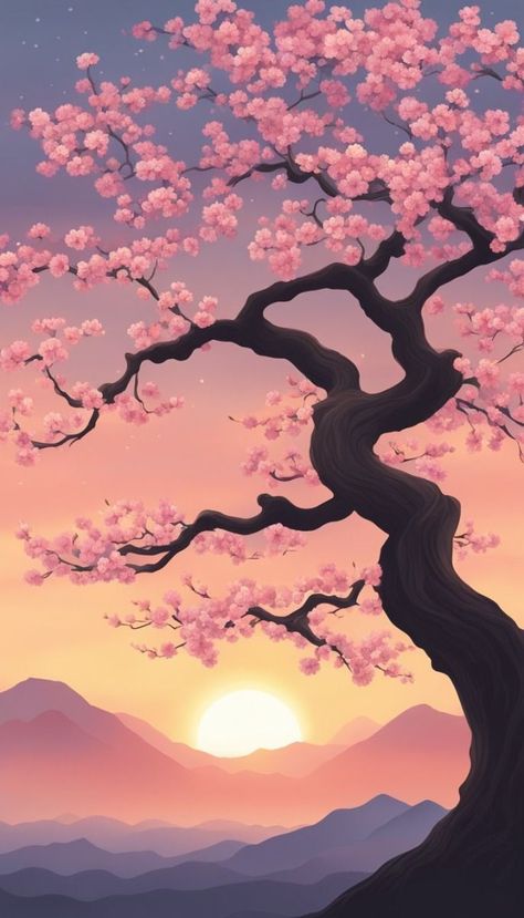 ✅⬆️Custom Portrait CLICK LINK⬆️ Nature, Bonito, Japanese Cherry Tree Drawing, Japanese Blossom Painting, Cherry Blossom Trees Aesthetic, Cherry Blossom Digital Art, Cherry Blossom Drawing Tree, Cherry Blossom Tree Background, Sunset Aesthetic Background Japanese Cherry Tree Drawing, Sakura Tree Silhouette, Cherry Blossom Tree Illustration, Cherry Blossom Art Wallpaper, Cherry Blossom Drawing Tree, Blossom Trees Aesthetic, Sunset Aesthetic Background, Cherry Tree Drawing, Cherry Blossom Tree Background