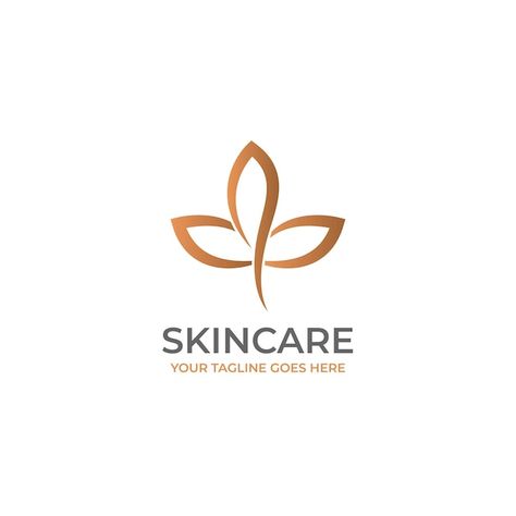 Skincare logo design with luxury style v... | Premium Vector #Freepik #vector #skincare #skin-care #logo-design #business-logo Skin Care Logos, Skin Care Logo Design Ideas, Skincare Logo Design Ideas, Hair Care Logo, Skin Care Logo Design, Skincare Images, Skincare Logo Design, Soap Logo, Skin Care Logo