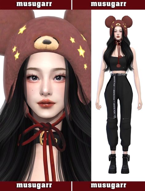 4 Characters, Sims 4 Characters, Sims House Design, Sims Four, Anime Reccomendations, Ts4 Cc, The Sims4, Korean Idol, Sims 2