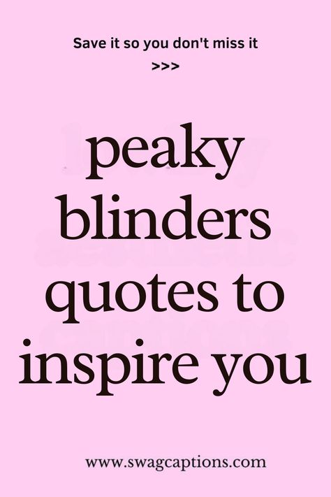 Looking for powerful Peaky Blinders quotes to inspire and motivate? Discover the best quotes from Peaky Blinders that capture the grit, resilience, and ambition of the Shelby family. From Tommy Shelby’s famous quotes to inspirational Peaky Blinders lines about loyalty, ambition, and power, these quotes are perfect for fans who love bold, edgy quotes. Dive into the world of Peaky Blinders and find motivational quotes that channel the fearless energy of the series. Perfect for anyone needing a dose of confidence and inspiration! Timeless Quotes Inspirational, Swinging Quotes, Savage Motivational Quotes, Quotes From Peaky Blinders, 20s Quotes, Tommy Shelby Quotes, Royalty Quotes, Shelby Family, Edgy Quotes