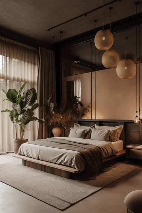 20 Ideas For Hotel Bedroom Design Minimal Bedrooms, Hotel Bedroom Design, Japanese Bedroom, Bedroom Redesign, Minimal Bedroom, Earthy Bedroom, Japandi Interior, Design Salon, Inspire Me Home Decor