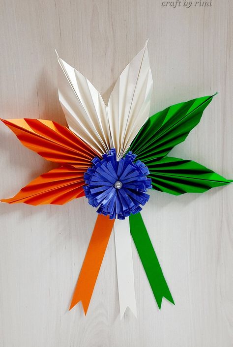 India Independence Day Crafts For Kids, Independent Day Craft Ideas, Independence Day Theme Decoration, Independence Day Badges Diy, 15th August Decoration Ideas, 15 August Independence Day Craft, 15 August Independence Day Decoration, Independent Day Craft, 15 August Decoration Ideas