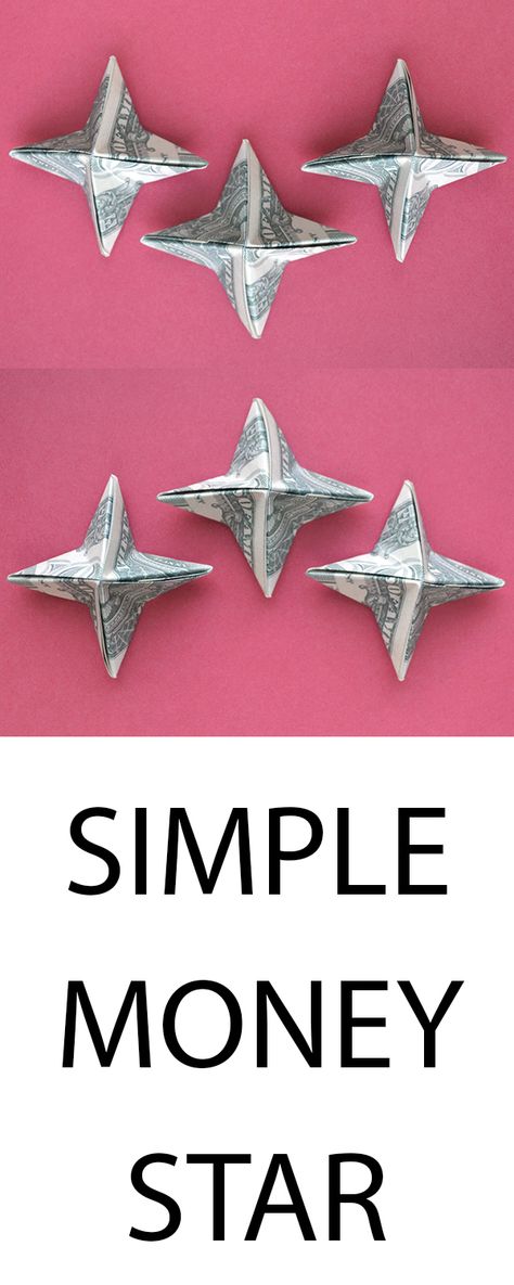 Star Money Origami, Simple Money Origami, Money Star Origami, Folding Dollars Into Shapes Easy, Money Stars Dollar Bills, Christmas Money Origami Easy, Origami Money Easy, Folded Dollar Bills Easy, Origami Dollar Bill Easy