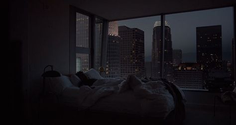 Her The City At Night, City At Night, City Lights, At Night, The City, Apartment, Bed