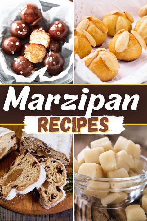 You might think that these marzipan recipes are just for the holidays, but I think this soft and buttery almond candy should be used year-round! Almond Marzipan Cookies, Dutch Pastry Recipes, Almond Paste Uses, Marzipan Recipes Baking, How To Make Marzipan Recipes, Recipes With Marzipan Paste, Recipes Using Marzipan, German Marzipan Cookies, Cookies With Marzipan