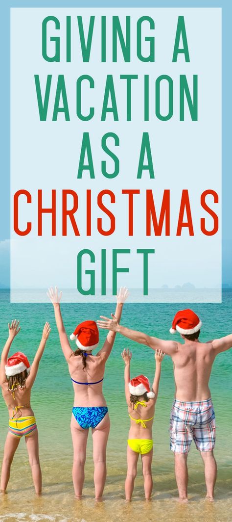 There are loads of reasons to take a holiday as a gift at Christmas instead of buying loads of toys. Christmas vacations are the BEST vacations! Vacation Christmas Gift Ideas, Vacation Gift Ideas, Christmas Vacation Gifts, Surprise Vacation, Cruise Kids, Christmas Presents For Kids, Christmas Getaways, Florida Christmas, Christmas Destinations