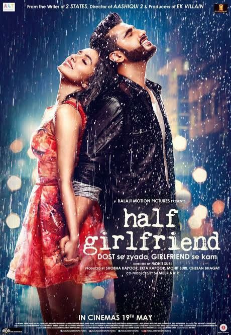 half girlfriend (2017) Half Girlfriend Movie, Tam Film, Half Girlfriend, Latest Bollywood Movies, Karen Gillan, Bollywood Movie, Shraddha Kapoor, Romantic Movies, Hindi Movies