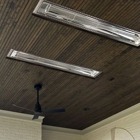 Caitlin Stanton on Instagram: "One thing I wouldn’t budge on during our new build was ceiling heaters on the patio. I’m always cold! We have a pretty large covered patio, so I added 3 Infratech WD-Series heaters with flush mount frames (A D). Not only do they produce a TON of heat, but they look good too! I have the Universal Control Panel that allows me to control the heaters through an app or voice via a smart switch. If you’re building or renovating- consider these to extend your outdoor liv Large Covered Patio, Always Cold, Patio Heater, New Build, Control Panel, Covered Patio, New Builds, Flush Mount, Sweet Home