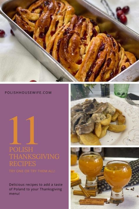 Polish Thanksgiving, Mushroom Pie, Polish Sausage, Frozen Puff Pastry, Potato Cakes, Thanksgiving Menu, Polish Recipes, Thanksgiving Side Dishes, Meatless Meals