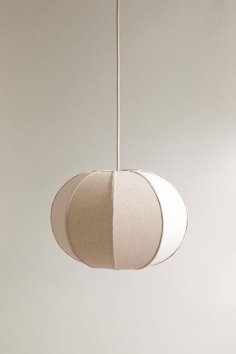 Ecru Fabric Shade Pendant Light, Silk Pendant Light, Fabric Pendant Lighting, Muuto Rime Pendant, Nursery Lights Ceiling, Scandinavian Bedroom Lighting, Paper Globe Light, Kitchen Ceiling Lights Flush, Playroom Ceiling Light