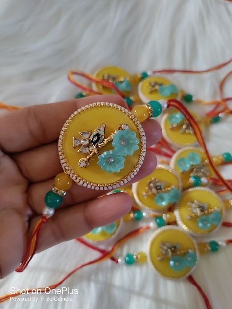 Rakhi Making Competition, Rakhi 2023, Birthday Wishes For A Friend Messages, Handmade Rakhi Designs, Hand Tricks, Rakhi Online, Rakhi Making, Rakhi Gift, Diy Earrings Easy