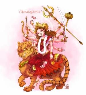 In-Sine - Professional, General Artist | DeviantArt Maa Chandraghanta, Navratri Devi Images, Gyan Mudra, Durga Mata, Rama Image, Mother Kali, Lord Rama Images, Durga Painting, Ganpati Decoration Design