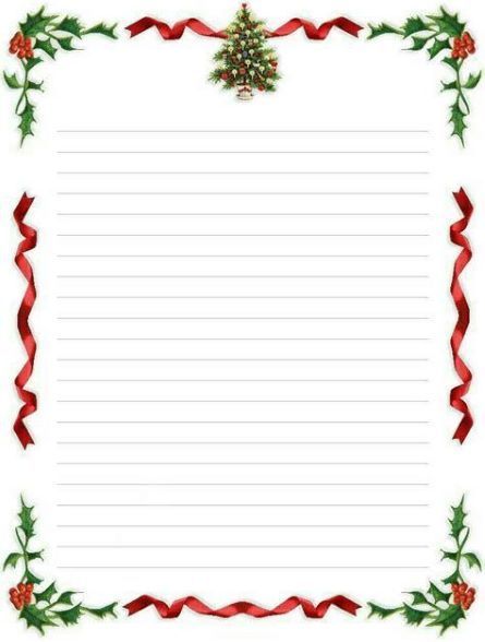 Christmas Stationary Printable, Christmas Note Paper, Christmas Writing Paper, Christmas Letterhead, Account Statement, Christmas Letter Template, Christmas Stationary, Stationary Printable, Writing Paper Printable Stationery