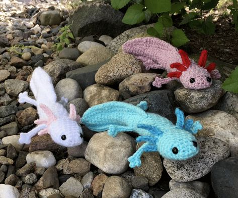 #CrochetPattern #Crochet #Handmade #DIY #Crafts #CrochetLove #Yarn #CrochetAddict #CrochetLife #Creative Axolotl Crochet Pattern, Axolotl Crochet, Crocheting Patterns, Crochet Animal, Animal Patterns, Pattern Collection, Fun Crochet Projects, Crochet Animal Patterns, Crochet Handmade