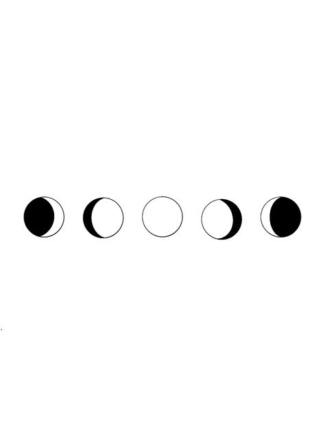 Moon Phases Tattoo Minimalist, Moon Phases Tattoo Simple, Moon Phases Simple, Simple Moon Phases Tattoo, Minimal Tattoo Moon, Minimal Moon Tattoo, Moon Tattoo Minimalist, Tattoo Moon Phases, Moon Phase Tattoo