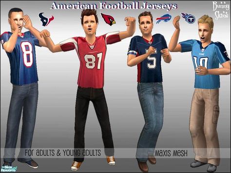 *Bunny*'s American Football Jerseys Final Installment Jersey Sims 4 Cc, Eagles Jersey, American Football Jersey, Cc Sims, Sims 4 Cc, The Sims Resource, Sims Resource, Sims 2, Football Jerseys