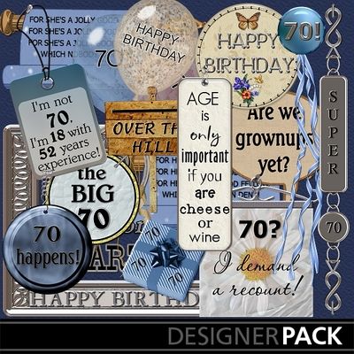 70th Birthday Kit from LLL Creations 75th Birthday, 70th Birthday Gifts, 70th Birthday Parties, Birthday Scrapbook, Birthday Surprise Party, Celebration Quotes, 80th Birthday, 70th Birthday, Mom Birthday