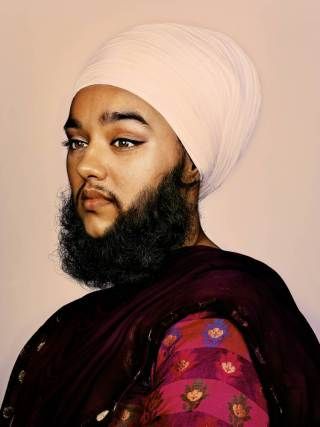 Harnaam Kaur, Glitter Beards, Growing Facial Hair, People Reference, Look At Her Now, Semester 2, Bearded Lady, British Women, Great Beards