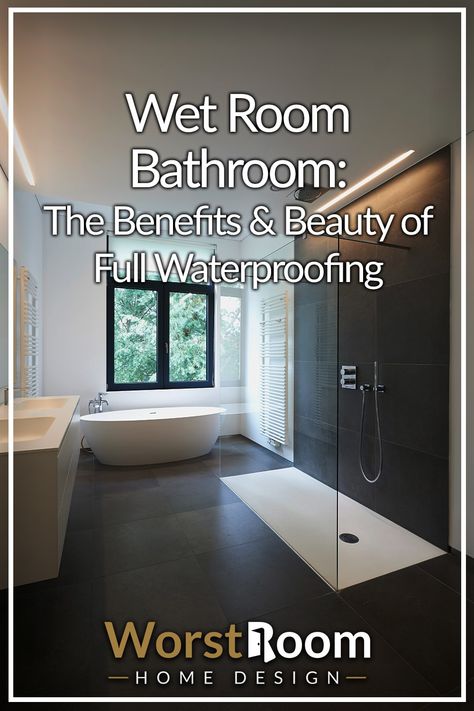 Wet Room Bathroom: The Benefits & Beauty of Full Waterproofing Tiny Wetroom Bathroom, Japanese Wet Room Bathroom, Wet Room Bathroom Floor Plans, Wetroom Ideas Small, Tub Inside Shower Layout Wet Rooms, Wetroom Bathroom With Tub, Tub Inside Shower Layout, Wetroom Ideas, Small Deck Furniture Layout