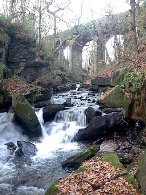 The River Spodden in Lancashire and Greater Manchester, England, is one of two major tributaries of the River Roch. It rises in the Lancashire South Pennine hills north of Whitworth and flows south through the Whitworth Valley to Rochdale, Greater Manchester, where it merges with the River Roch. Manchester England, Greater Manchester, The River, Manchester, England, Water