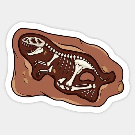 Fossil Dinosaur, Dinosaur Water Bottle, Dinosaur Fossil, Dinosaur Printables, Dinosaur Stickers, Dinosaur Bones, Dinosaur Fossils, Dinosaur Design, Water Bottle Stickers