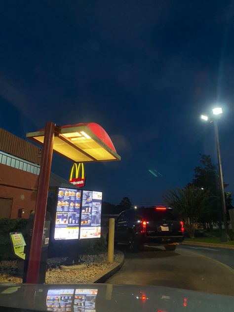 Mcdonals Drive Thru Aesthetic, Mcdonalds Drive Thru Aesthetic, Minimum Wage Aesthetic, Drive Through Aesthetic, Drive Thru Aesthetic, Drive Thru Mcdonalds Night, Driving Motivation, Mcdonalds Drive Thru, Aesthetic Drive