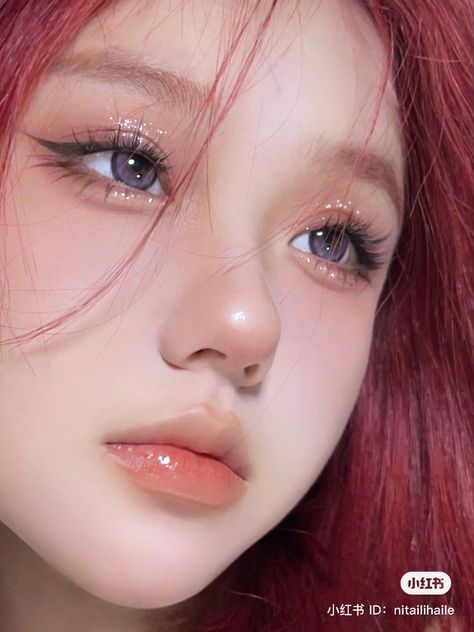 Dear Peachie Natural Makeup, Ariel Makeup, Makeup Looks Everyday, Makeup Douyin, Angel Makeup, Asian Makeup Looks, Douyin Makeup, Doll Eye Makeup, Makeup Face Charts