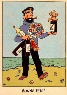 Tin Tin Cartoon, Captain Haddock, Lucky Luke, Comic Manga, Vintage Comic Books, Old Cartoons, Vintage Comics, Comic Books Art, Cartoon Characters