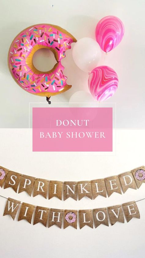 🍩 Introducing our 'Sprinkled with Love' Donut Baby Shower theme – a celebration as sweet as the little one on the way. From delightful donut balloons to charming sprinkle banners, get ready for a shower sprinkled with joy, laughter, and delicious delights! #SprinkledWithLove #DonutBabyShower #SweetCelebration Sprinkle Girl Baby Shower Ideas, Baby Girl Sprinkle Ideas, Donut Baby Shower Ideas, Sprinkle Baby Shower Ideas, Donut Balloons, Baby Sprinkle Ideas, Sprinkle Ideas, Sprinkled With Love