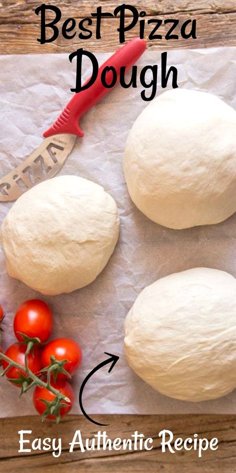 Pizza Dough Easy, Best Homemade Pizza Dough, Italian Pizza Dough Recipe, Best Pizza Dough Recipe, Authentic Italian Pizza, Pasta Per Pizza, Pizza Dough Recipe Easy, Best Pizza Dough, Best Homemade Pizza